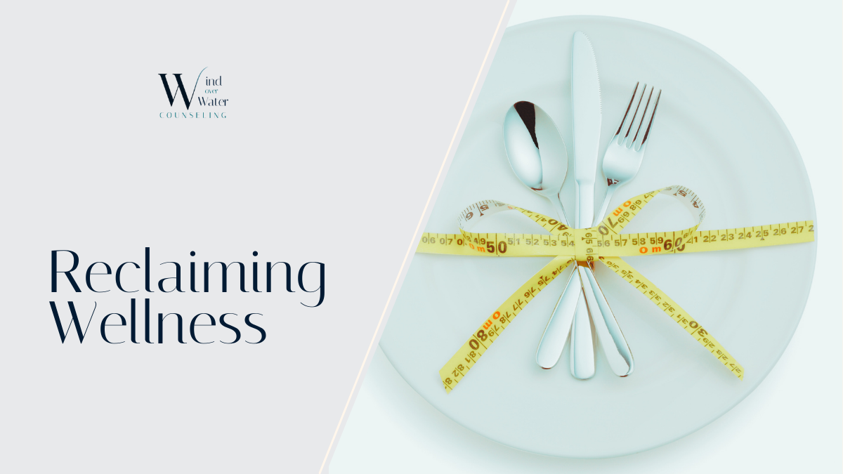 plate with a tape measure tied in a bow